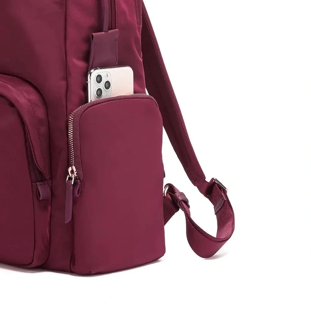 Tumi Voyageur Carson Backpack in Burgundy *Discontinued* - Picture 4 of 6